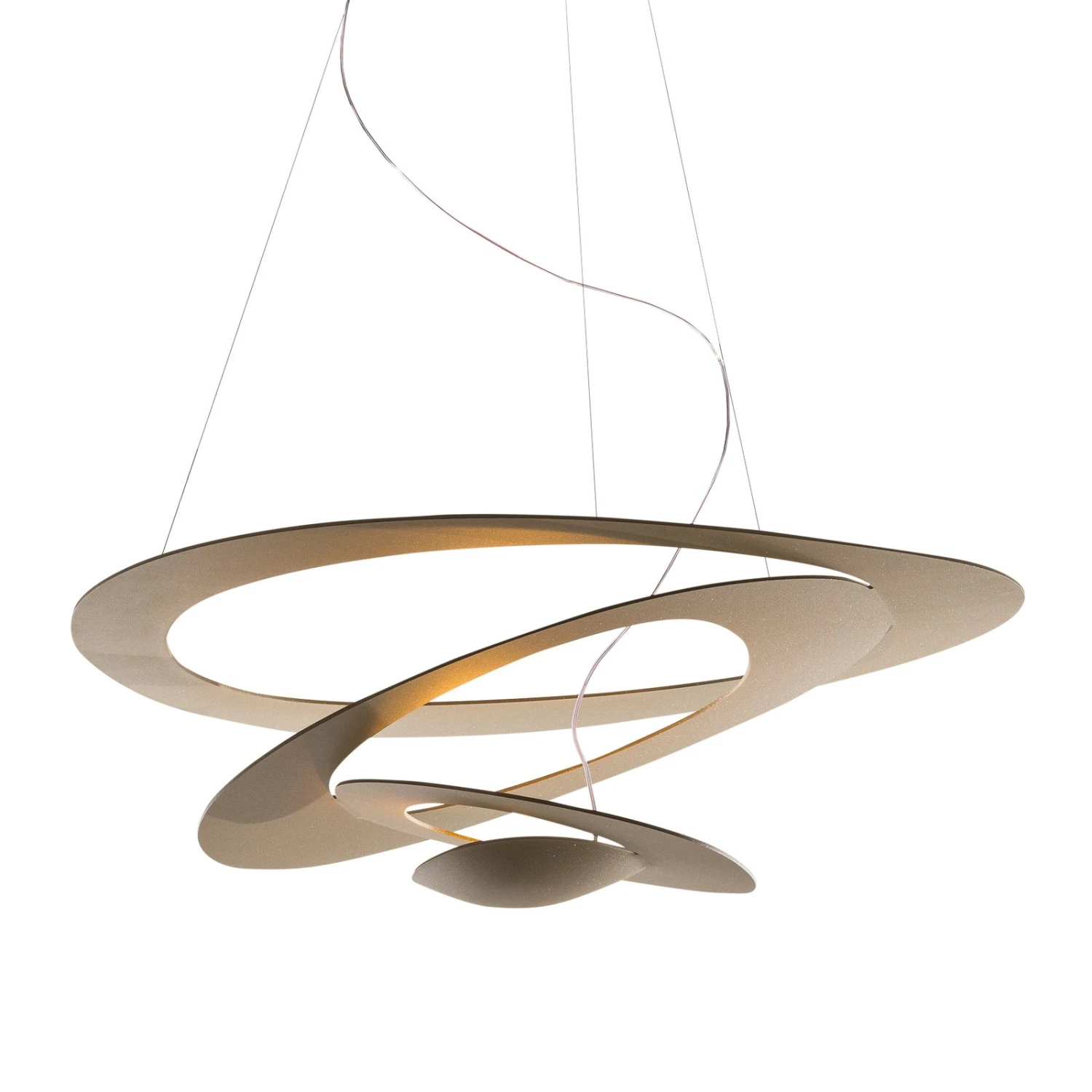 Artemide Pirce Mini LED-Hängelampe Gold 3.000 K 4 Artemide Pirce Mini LED-Hängelampe Gold 3.000 K – Bild 2