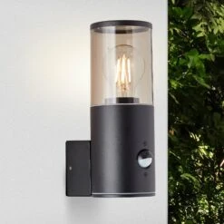 BRILLIANT Außenwandleuchte Sergioro, Einflammig Mit Sensor