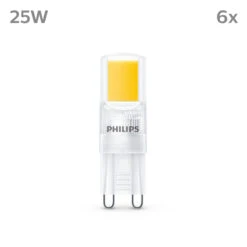 Philips LED-Lampe G9 2W 220lm 2.700K Klar 6er -Beleuchtungs Geschäft 10004528 1