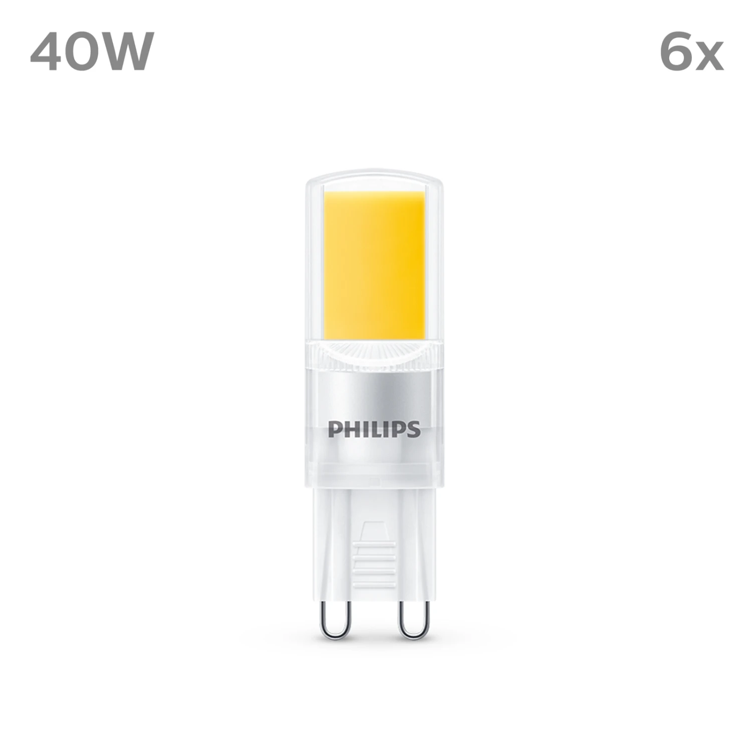 Philips LED-Lampe G9 3,2W 400lm 2.700K Klar 6er 4 Philips LED-Lampe G9 3,2W 400lm 2.700K Klar 6er – Bild 2