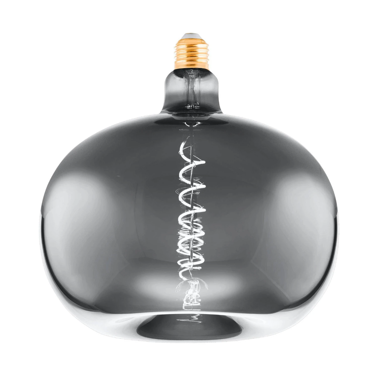 EGLO LED-Lampe E27 4W Big Size Apfelform Filament Chrom 4 EGLO LED-Lampe E27 4W Big Size Apfelform Filament Chrom – Bild 2