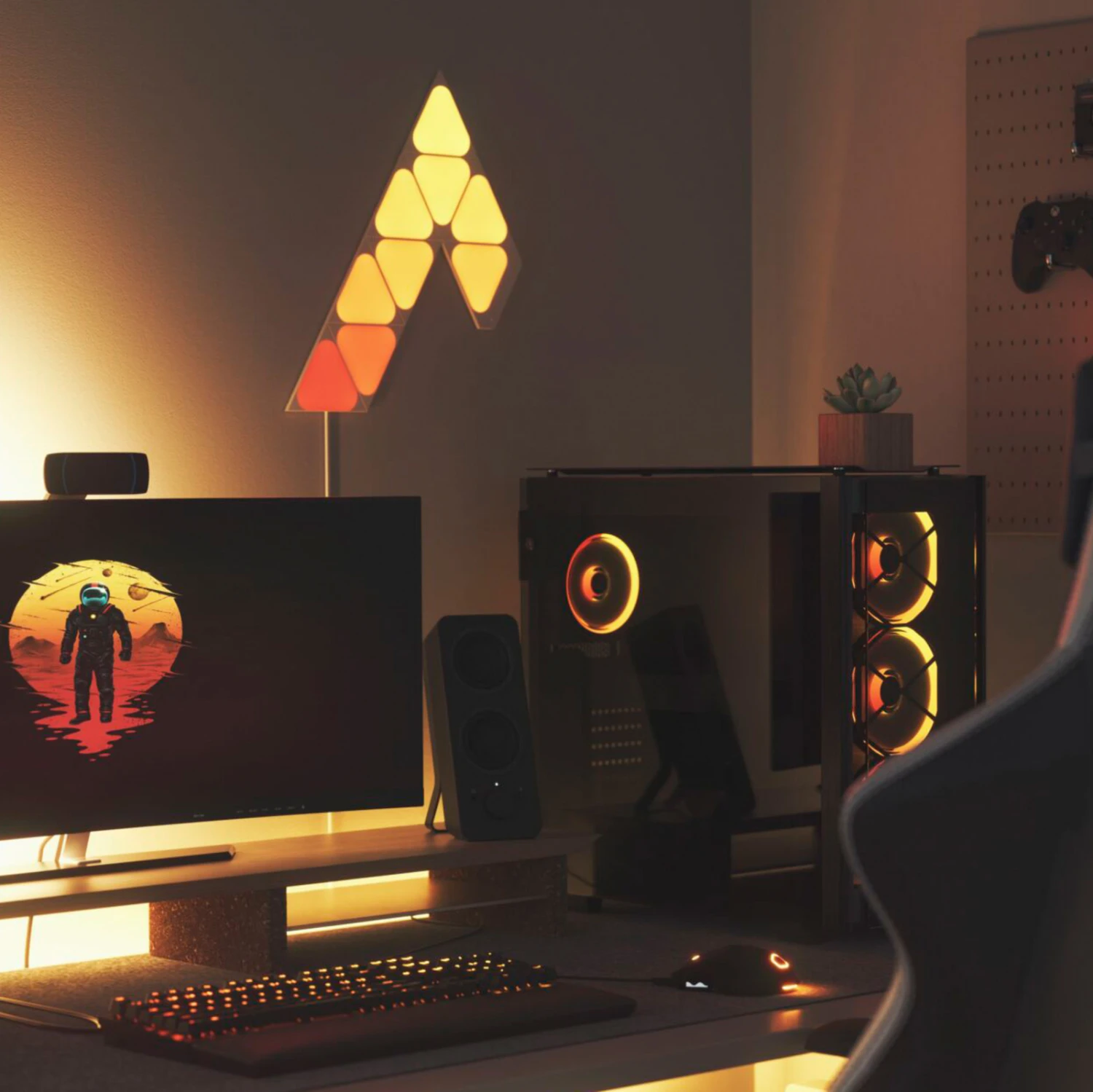 Nanoleaf Shapes Mini Triangles 9er Starter Set 9 Nanoleaf Shapes Mini Triangles 9er Starter Set – Bild 7