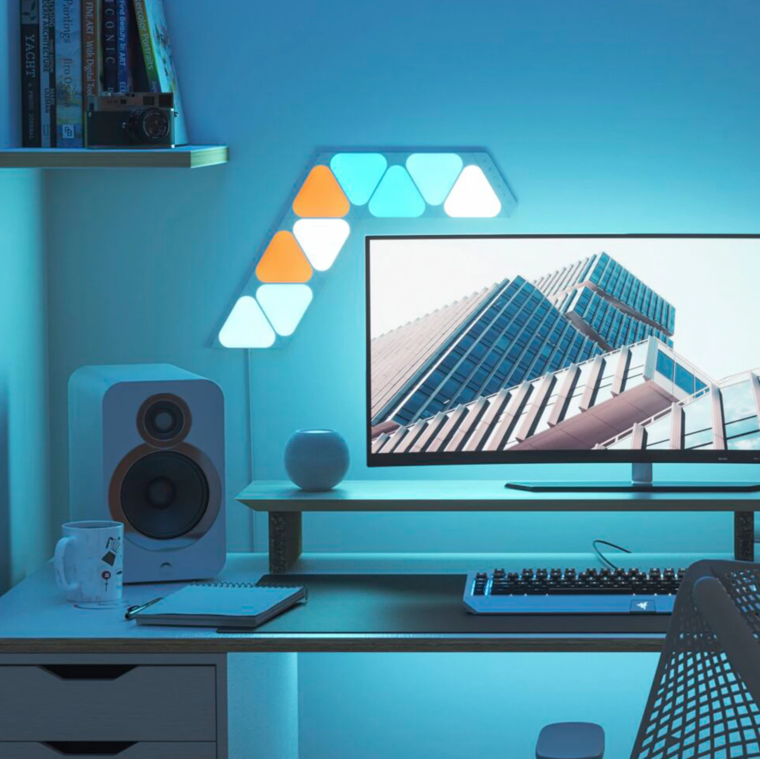 Nanoleaf Shapes Mini Triangles 9er Starter Set 11 Nanoleaf Shapes Mini Triangles 9er Starter Set – Bild 9