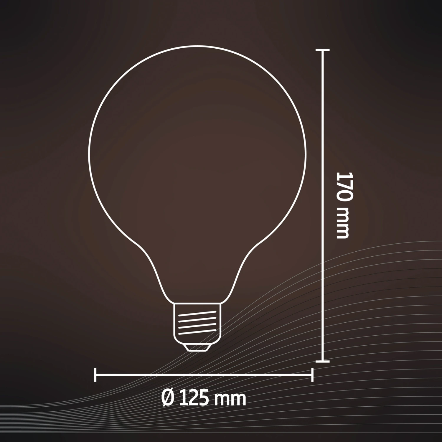 Calex E27 G125 4,5W LED-Filament Gold 821 Dimmbar 7 Calex E27 G125 4,5W LED-Filament Gold 821 Dimmbar – Bild 5