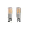 Arcchio LED-Stiftsockellampe G9 4,5W 2.700K 2er -Beleuchtungs Geschäft 10011057