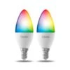 Calex Smart LED-Kerze E14 B35 4,9W CCT RGB 2er-Set -Beleuchtungs Geschäft 10011573