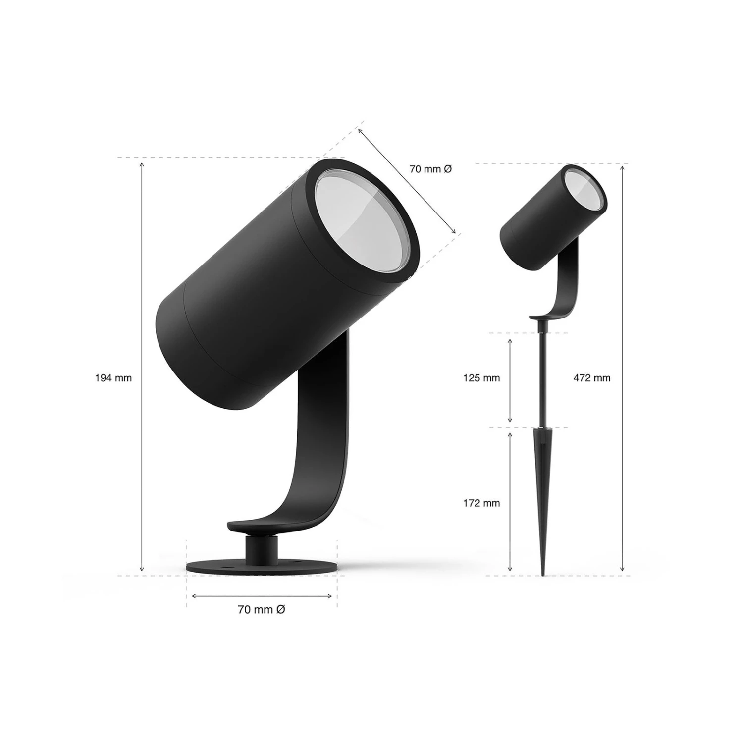 Philips Hue Lily Outdoor Bundle 3er-Spot + Bridge 10 Philips Hue Lily Outdoor Bundle 3er-Spot + Bridge – Bild 8