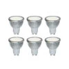 Hochvolt LED-Reflektor GU10 5W 830 85° 6er-Set -Beleuchtungs Geschäft 10011907
