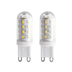 LED-Lampe In Röhrenform G9 3W 830 Klar 2er-Set
