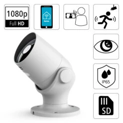 Hama WLAN Außenkamera, 2-Wege-Audio, Sensor, Weiß 12 Hama WLAN Außenkamera, 2-Wege-Audio, Sensor, Weiß -Beleuchtungs Geschäft 10012125 2