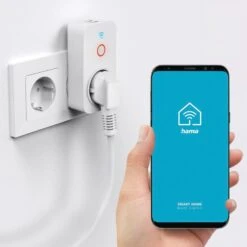 Hama Smart WLAN-Steckdose + 2x USB-A, 2.300W -Beleuchtungs Geschäft 10012196 3