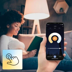 Hama WLAN LED-Lampe E27 A60 9W RGBW Dimmbar Opal 13 Hama WLAN LED-Lampe E27 A60 9W RGBW Dimmbar Opal -Beleuchtungs Geschäft 10012207 4