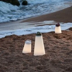 LED-Außendekoleuchte Sasha, Akku, Höhe 41cm Weiß -Beleuchtungs Geschäft 10012266 2