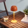 Lindby Arietty LED-Akku-Tischleuchte, Orange -Beleuchtungs Geschäft 10012688