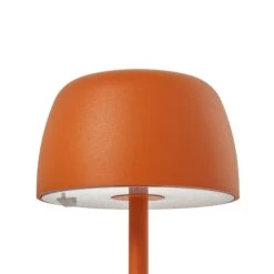Lindby Arietty LED-Akku-Tischleuchte, Orange -Beleuchtungs Geschäft 10012688 4