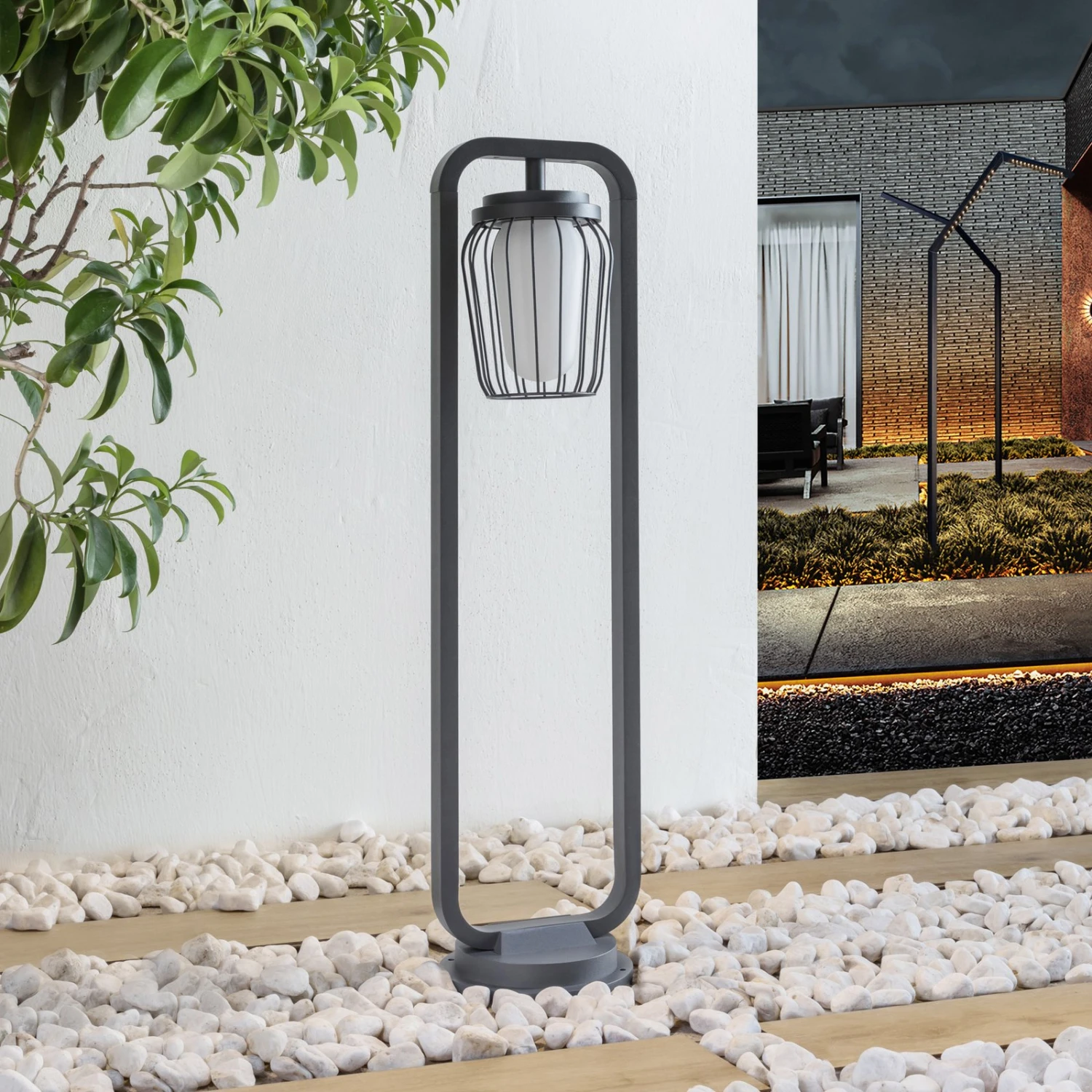 Lucande Chandan Wegeleuchte 90 Cm 4 Lucande Chandan Wegeleuchte 90 Cm – Bild 2