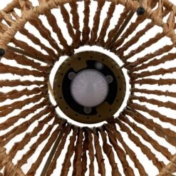 Lindby Amaria LED-Solar-Leuchte Rattan Hell -Beleuchtungs Geschäft 10012758 7