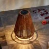 Lindby Amaria LED-Solar-Leuchte Rattan Dunkel -Beleuchtungs Geschäft 10012759