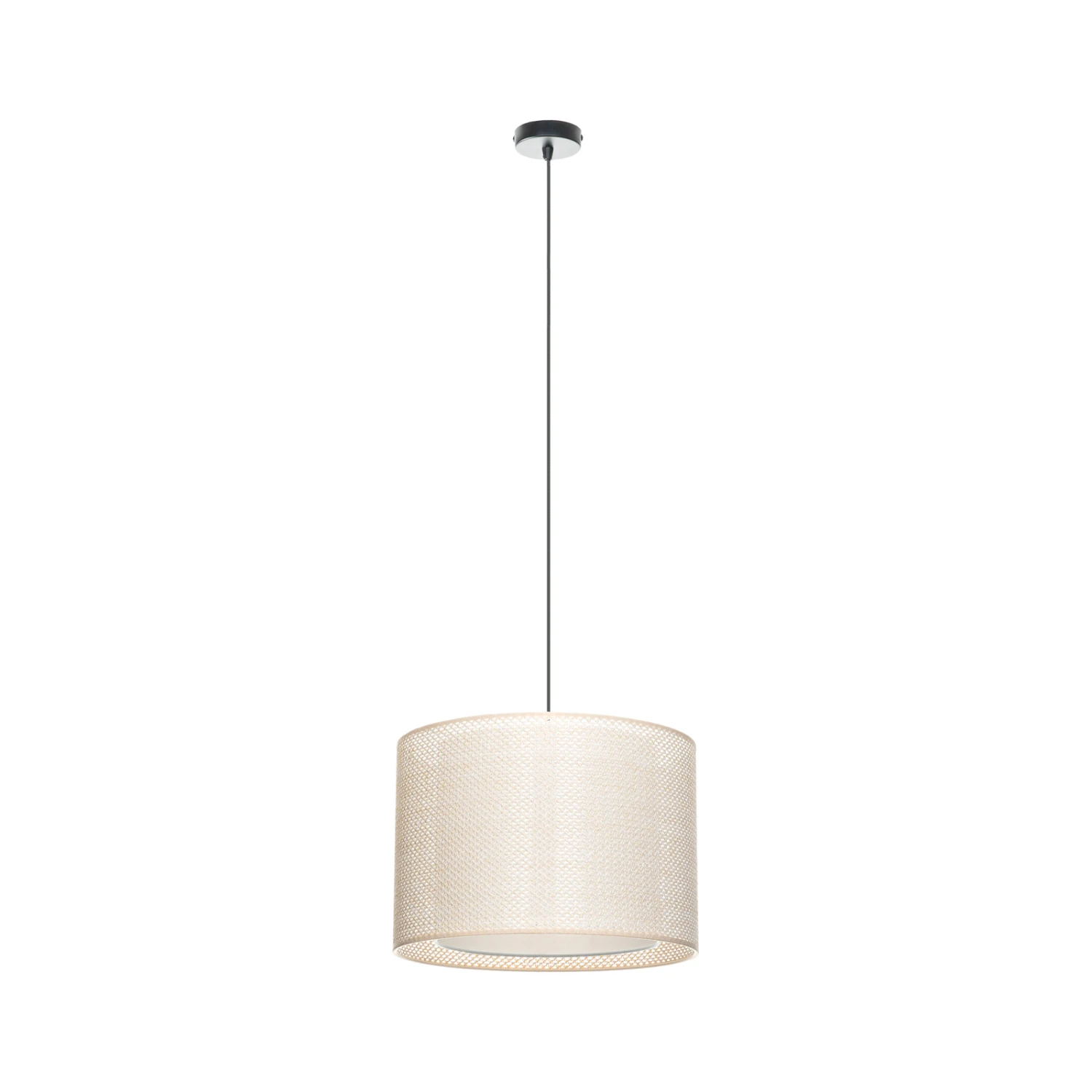 Lindby Soula Hängeleuchte Stoff Ø 40 Cm 4 Lindby Soula Hängeleuchte Stoff Ø 40 Cm – Bild 3