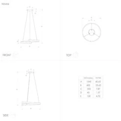 EGLO Connect Andabaia-Z Hängelampe, Tunable White -Beleuchtungs Geschäft 10012965 2