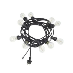 PR Home Bright LED-Lichterkette 10fl. Klar Schwarz