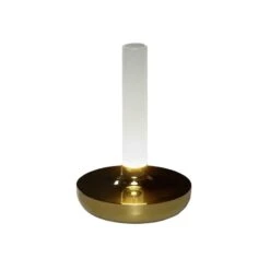 Konstsmide LED-Tischleuchte Biarritz, IP54, Akku, CCT, Gold -Beleuchtungs Geschäft 10013294 1