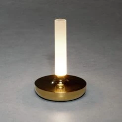 Konstsmide LED-Tischleuchte Biarritz, IP54, Akku, CCT, Gold -Beleuchtungs Geschäft 10013294 5