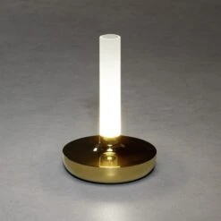 Konstsmide LED-Tischleuchte Biarritz, IP54, Akku, CCT, Gold -Beleuchtungs Geschäft 10013294 6