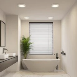 Prios Edwina LED-Deckenlampe Weiß 24,5 Cm 10er-Set -Beleuchtungs Geschäft 10013690 2