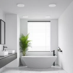 Prios Edwina LED-Deckenlampe Weiß 24,5 Cm 10er-Set -Beleuchtungs Geschäft 10013690 3