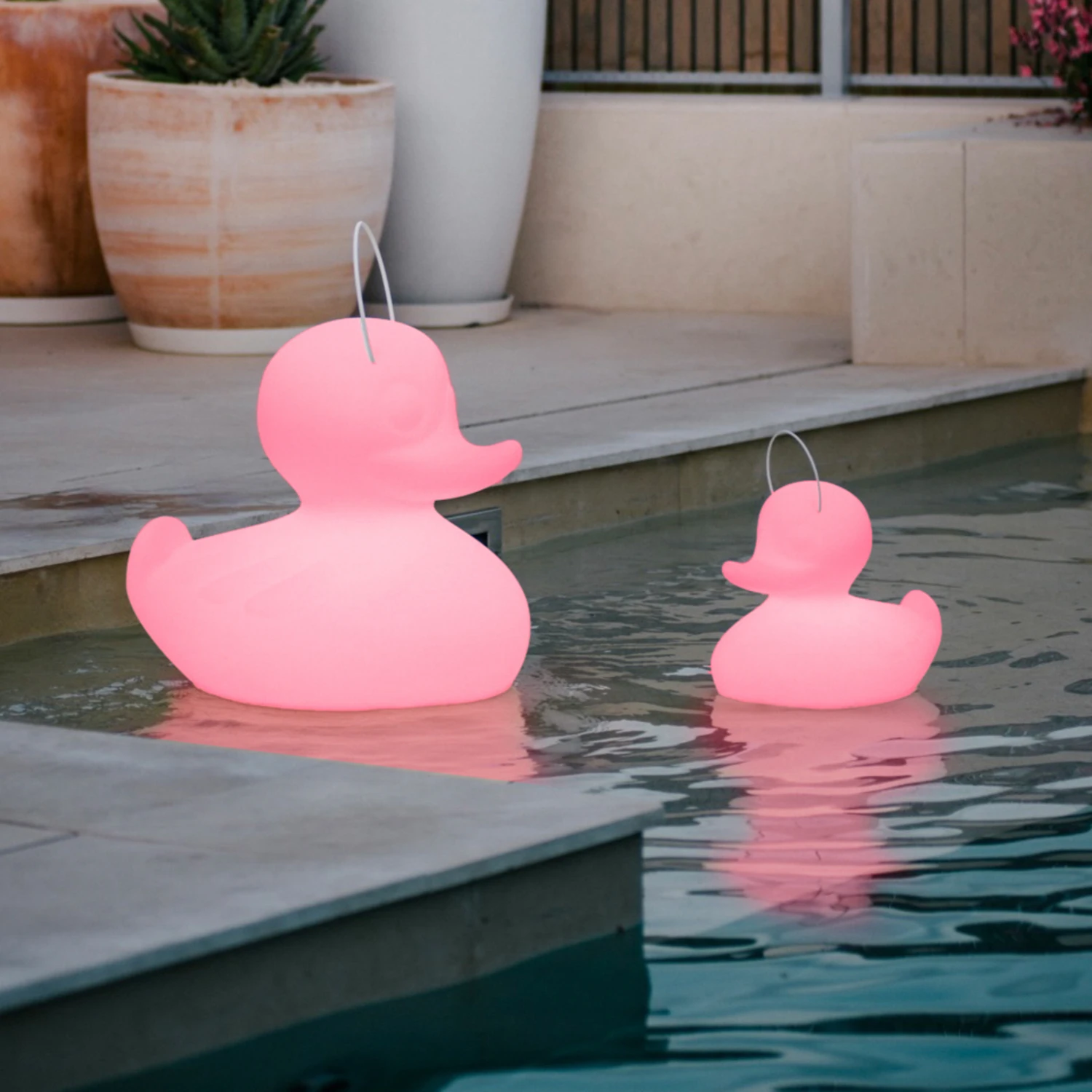 LED-Designleuchte DUCK-DUCK S Für Außen In Pink 5 LED-Designleuchte DUCK-DUCK S Für Außen In Pink – Bild 3