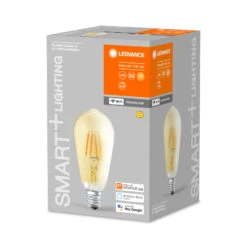 LEDVANCE SMART+ WiFi E27 6W Edison Gold 2.400K -Beleuchtungs Geschäft 10016792 1