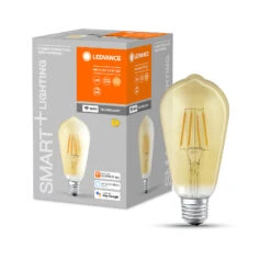 LEDVANCE SMART+ WiFi E27 6W Edison Gold 2.400K -Beleuchtungs Geschäft 10016792 2