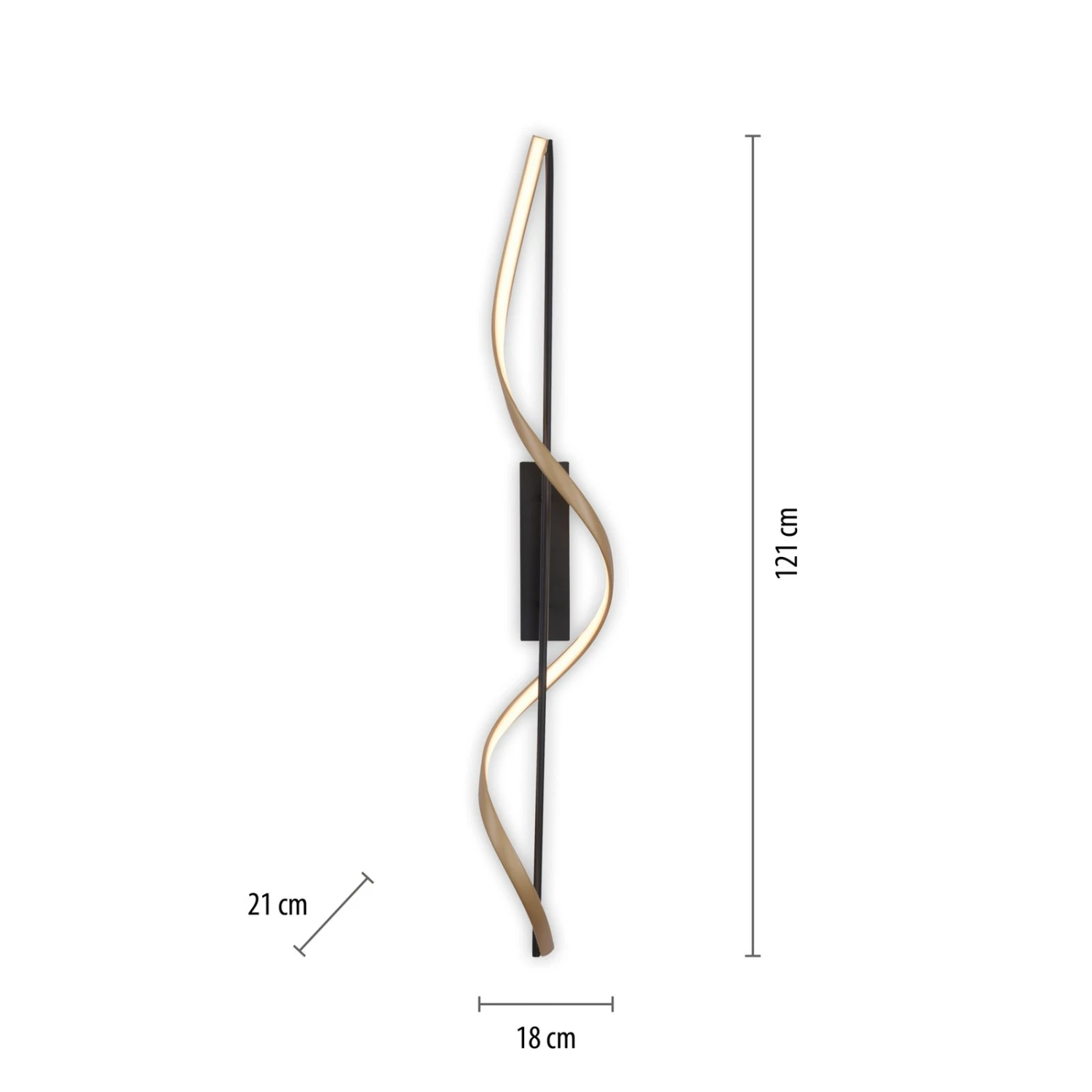 Paul Neuhaus Q-Swing Deckenlampe Anthrazit/messing 8 Paul Neuhaus Q-Swing Deckenlampe Anthrazit/messing – Bild 6