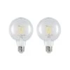 LED-Lampe E27 4W 2.700K G95 Globe Klar 2er-Set -Beleuchtungs Geschäft 10018091