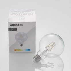 LED-Lampe E27 4W 2.700K G95 Globe Klar 2er-Set -Beleuchtungs Geschäft 10018091 4