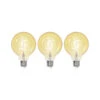Prios LED-Globe E27 G95 4,9W WLAN Klar Amber, 3er -Beleuchtungs Geschäft 10018117