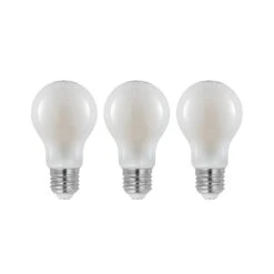 LED-Lampe E27 4W 2.700K Dimmbar, Opal 3er-Set
