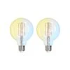 Prios LED-Filamentlampe E27 G95 7W WLAN Klar 2er 2 Prios LED-Filamentlampe E27 G95 7W WLAN Klar 2er -Beleuchtungs Geschäft 10018320