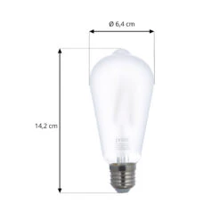 Prios LED-E27-Leuchtmittel ST64 7W WLAN Matt 2er -Beleuchtungs Geschäft 10018408 3