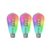 Prios LED-Filament E27 ST64 4W RGB WLAN Klar 3er 1 Prios LED-Filament E27 ST64 4W RGB WLAN Klar 3er -Beleuchtungs Geschäft 10018416