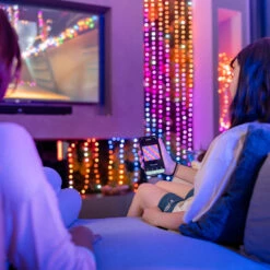 Twinkly Candies Perlen Bluetooth WLAN RGB Grün 12m -Beleuchtungs Geschäft 10018777 6