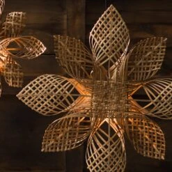 PR Home Anna Deko-Stern Aus Rattan Ø 82 Cm -Beleuchtungs Geschäft 10020162 3