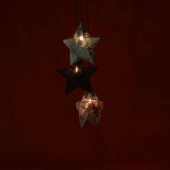 PR Home Regina Dekostern Metall Mit Garn Beige -Beleuchtungs Geschäft 10020339 2