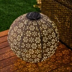 Pauleen Sunshine Dreamer LED-Solar-Dekolampe Taupe -Beleuchtungs Geschäft 10021387 1