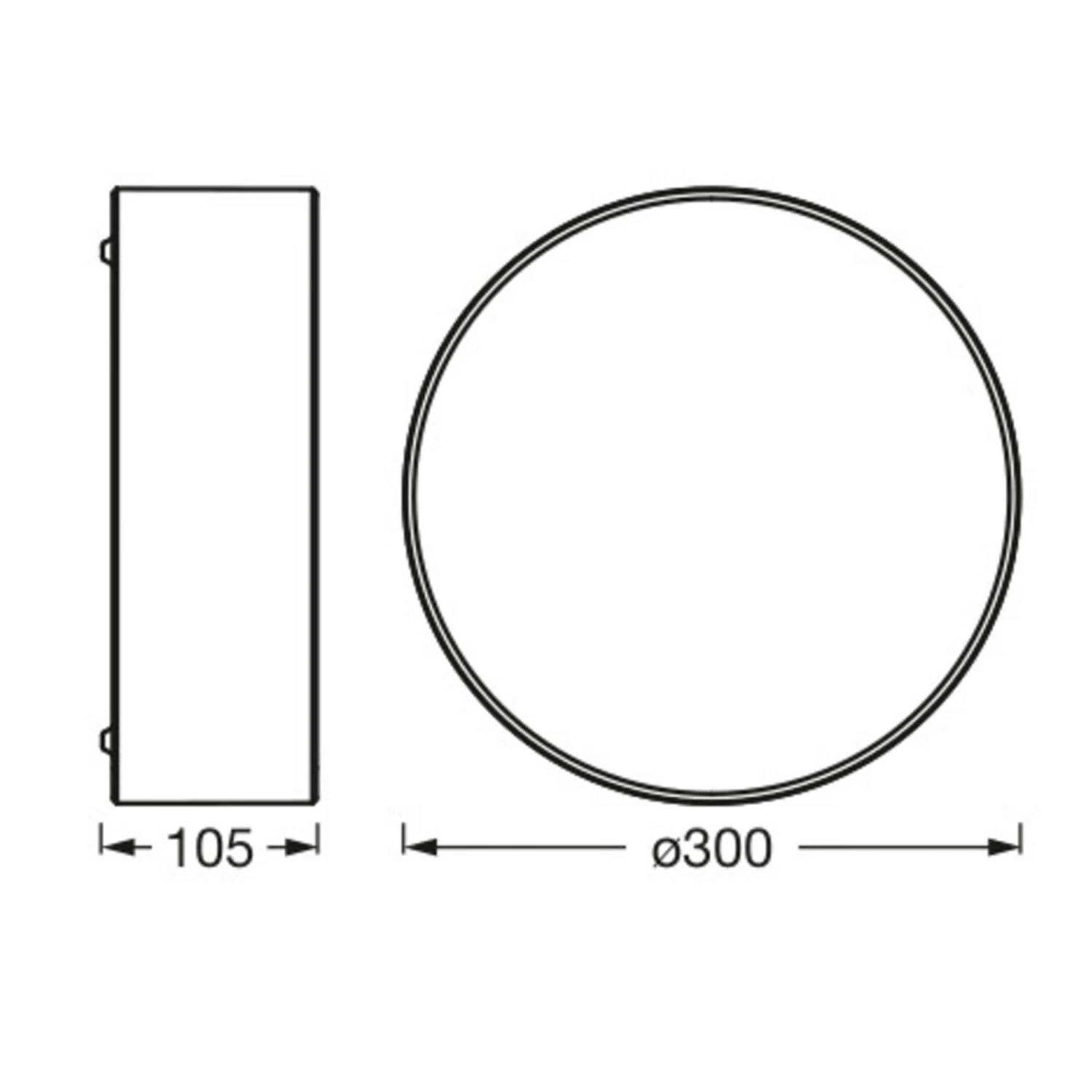 Ledvance Orbis Paris Deckenleuchte Ø 30cm Weiß 5 Ledvance Orbis Paris Deckenleuchte Ø 30cm Weiß – Bild 3