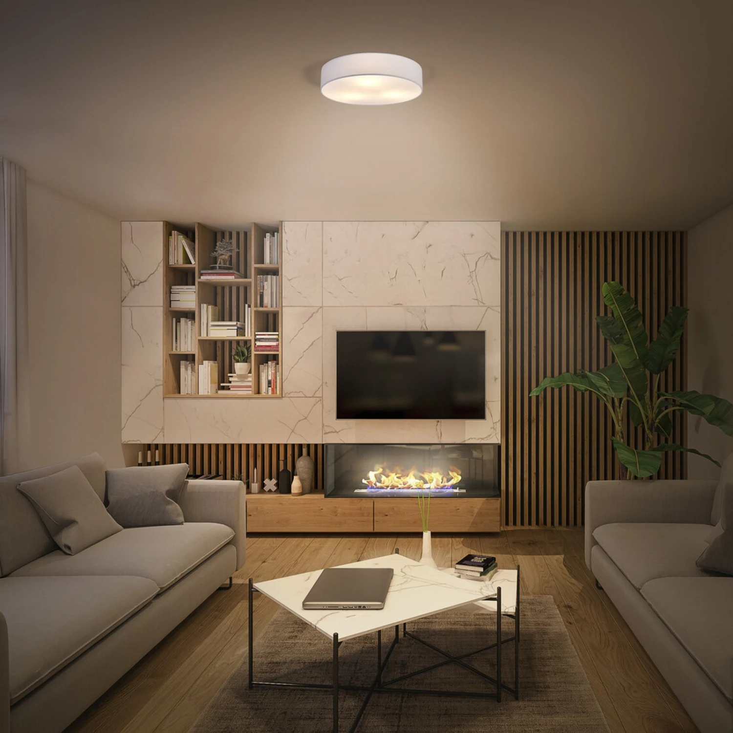 Ledvance Orbis Paris Deckenleuchte Ø 30cm Weiß 6 Ledvance Orbis Paris Deckenleuchte Ø 30cm Weiß – Bild 4