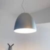 Artemide Nur App LED-Hängeleuchte Metallgrau