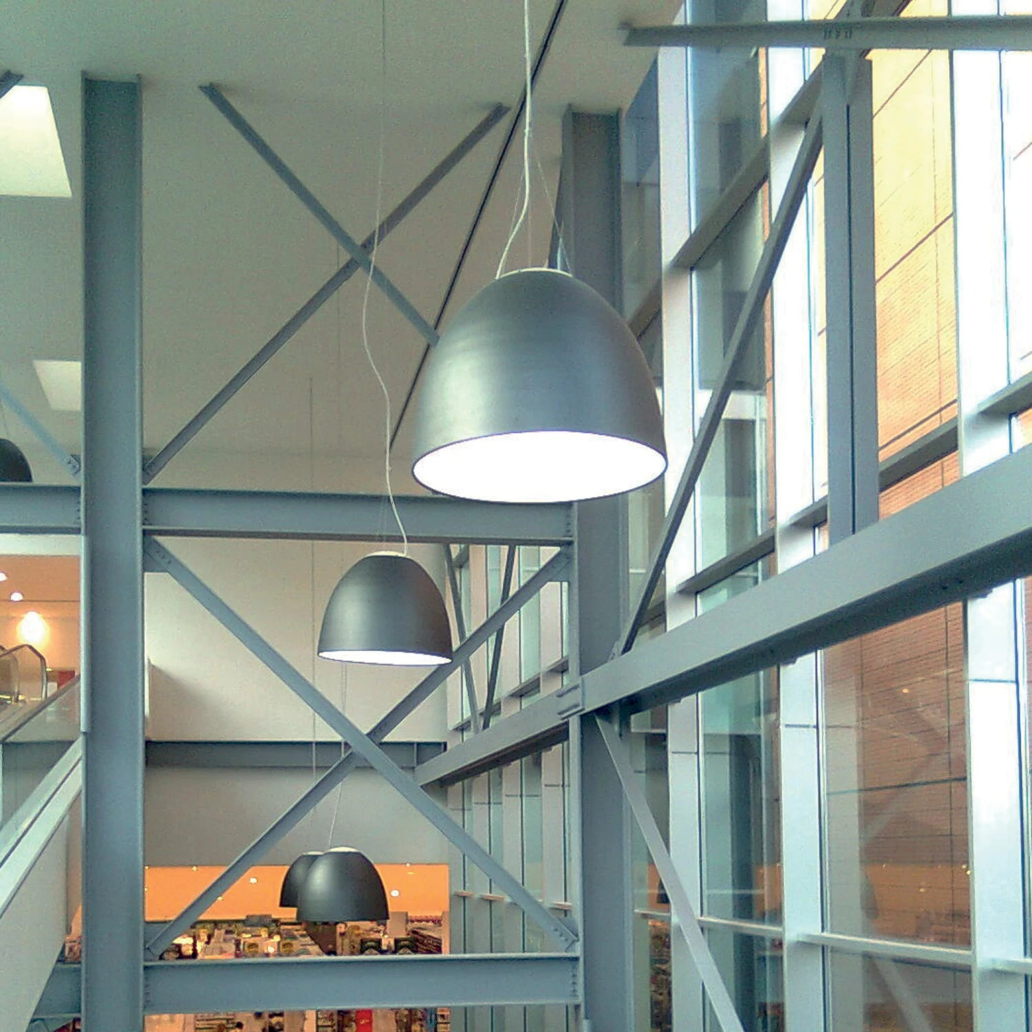 Artemide Nur App LED-Hängeleuchte Metallgrau 7 Artemide Nur App LED-Hängeleuchte Metallgrau – Bild 5