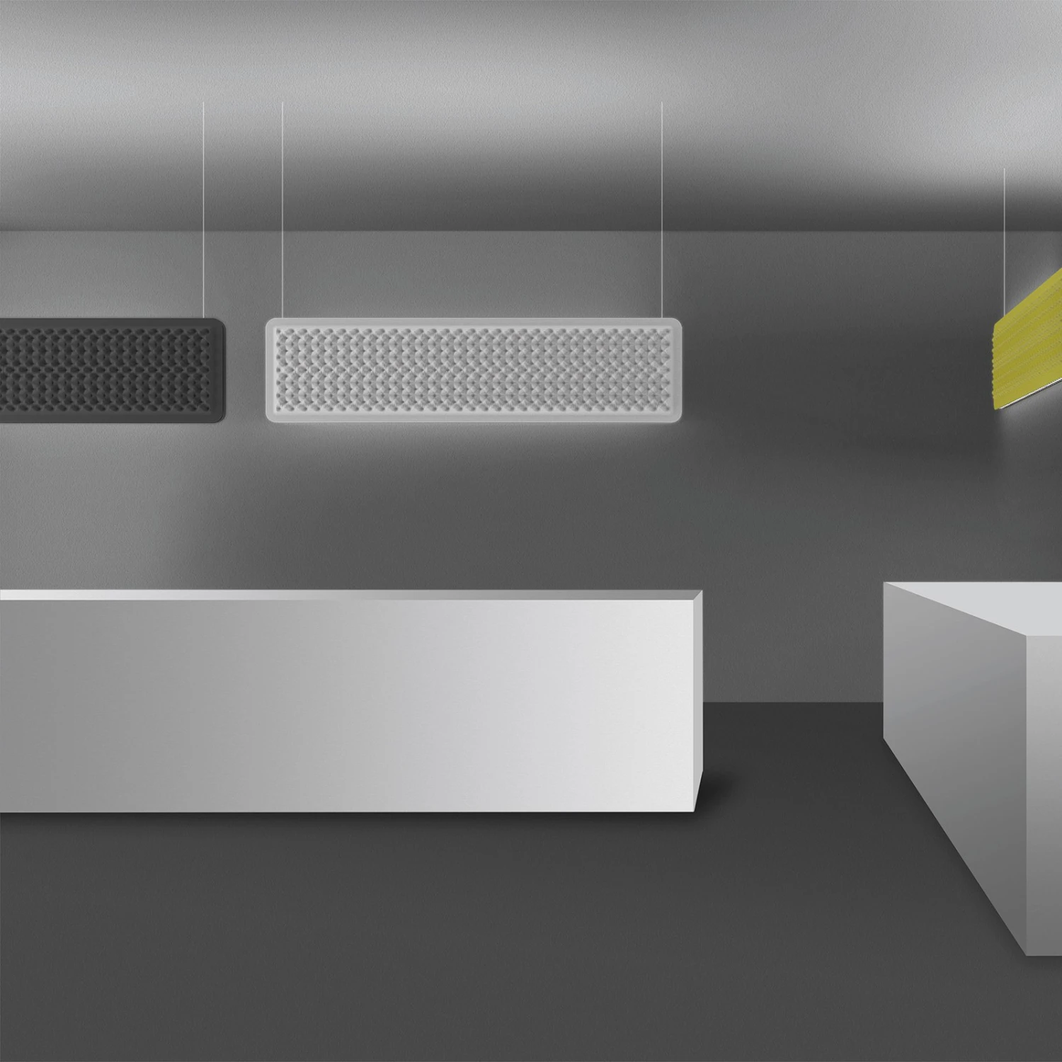 Artemide Eggboard Baffle Up/Down 160cm 3.000K Grau 5 Artemide Eggboard Baffle Up/Down 160cm 3.000K Grau – Bild 3